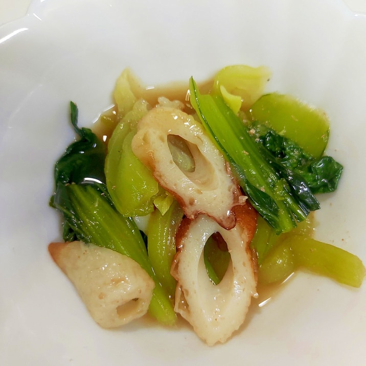 小松菜とちくわのサッと煮